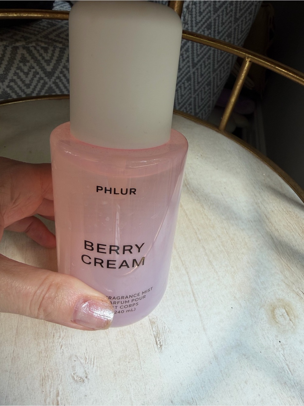 NEW Phlur Berries and Cream 8.1 oz size fragrance body spray - Picture 2 of 3